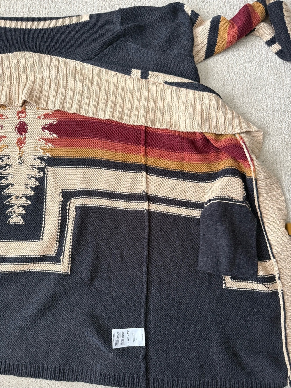 Pendleton Knit Sweater Duster - Picture 8 of 14